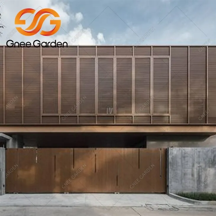 exterior aluminum panels facade