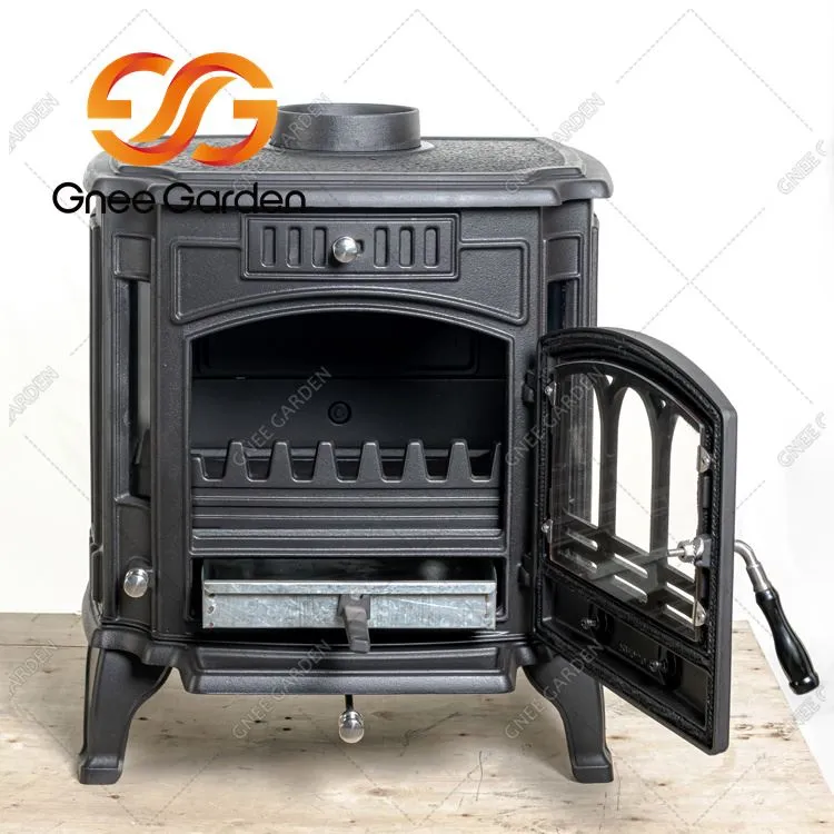 Jardí del cremador de troncs de ferro colat