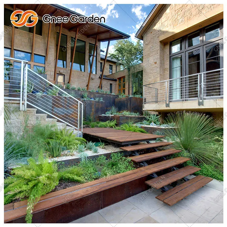 Escales de corten resistents a la corrosió