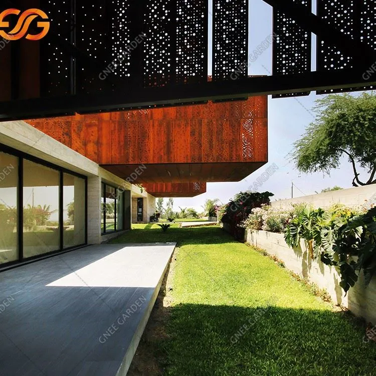 Corten Cladding Panel Outdoor Decoration