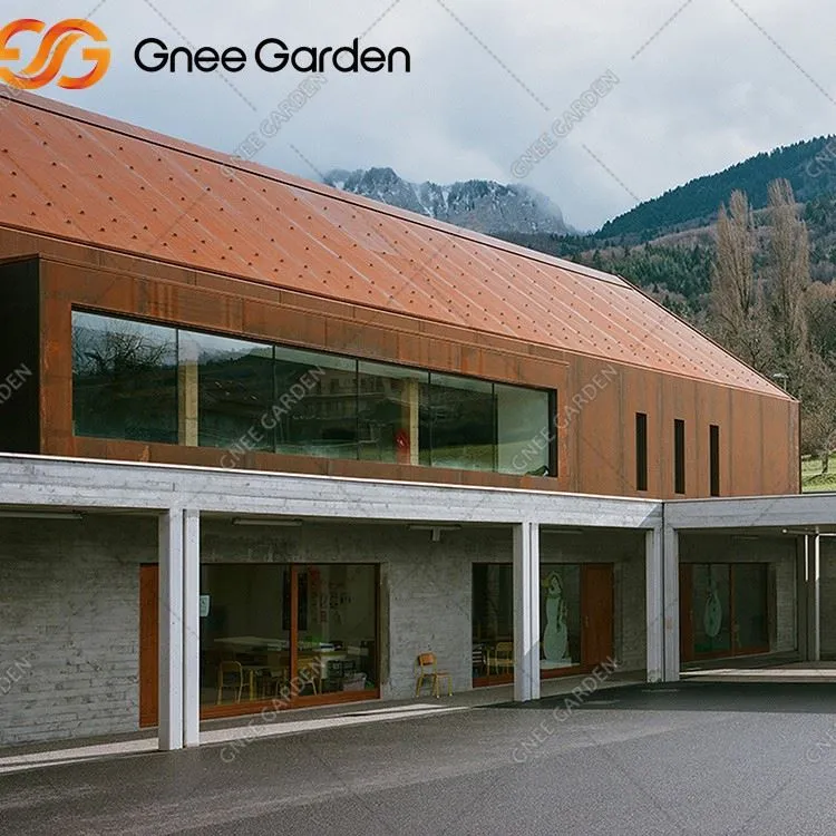 Corten Facade Curtain Wall
