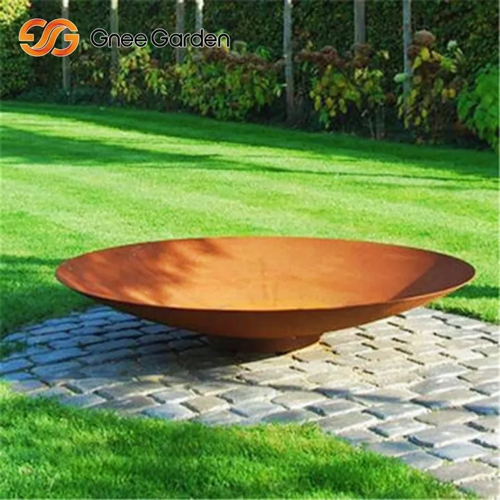 Corten Industrial Pit Grill Funció doble