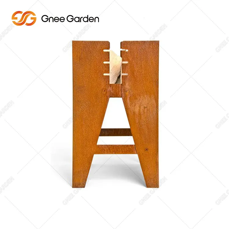 Barbacoa d'acer Corten Barbacoa