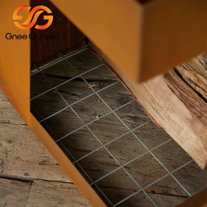 Xemeneia independent d'acer Corten