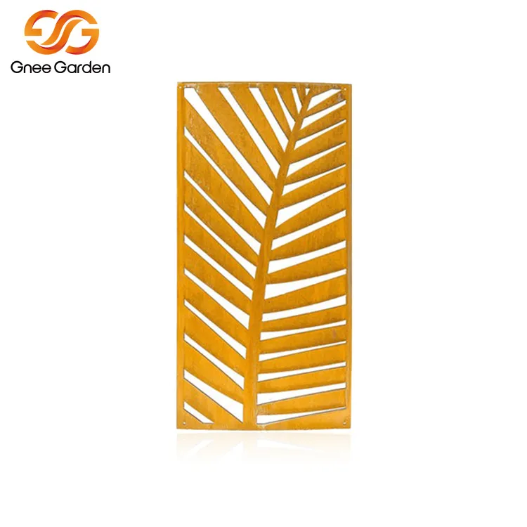 Pantalles de privadesa de jardí d'acer Corten