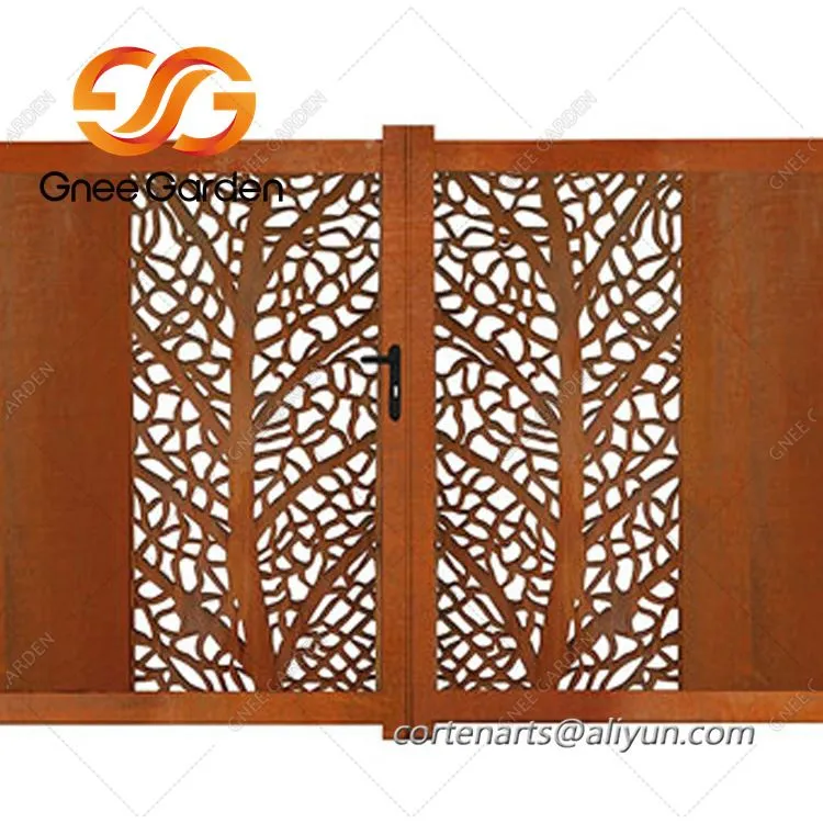 Portes d'acer Corten