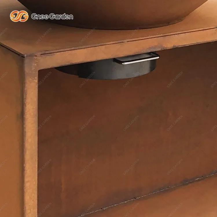 Corten Steel plancha grill BBQ (2)