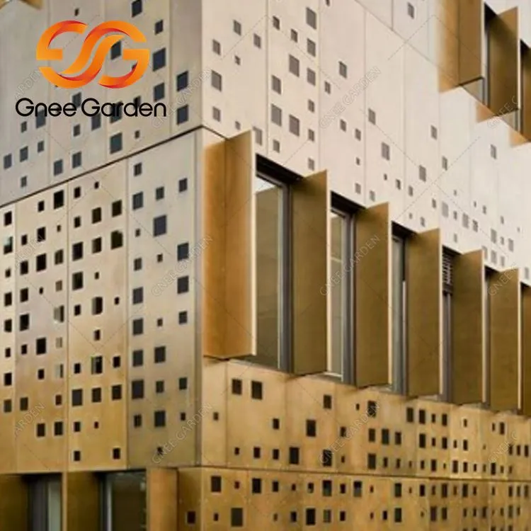 Edifici modern de revestiment de paret exterior personalitzat