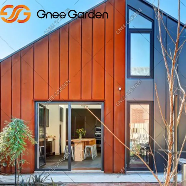 Parets decoratives de cortina d'acer de corten