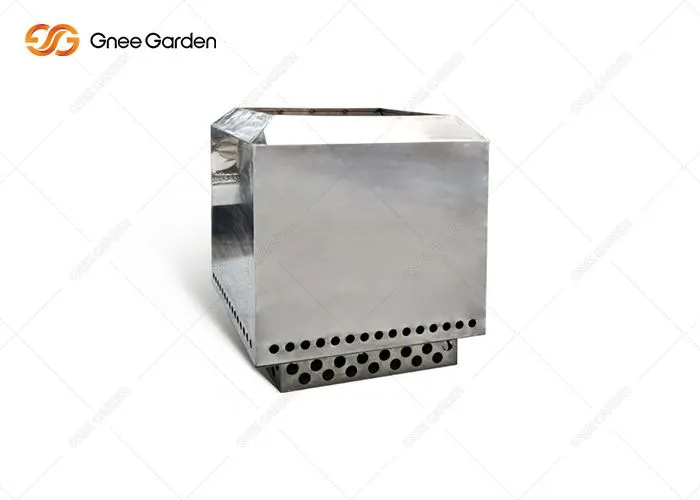 Foguera d'acer inoxidable