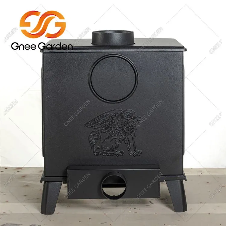 Xemeneies de ferro colat de llenya interiors i exteriors