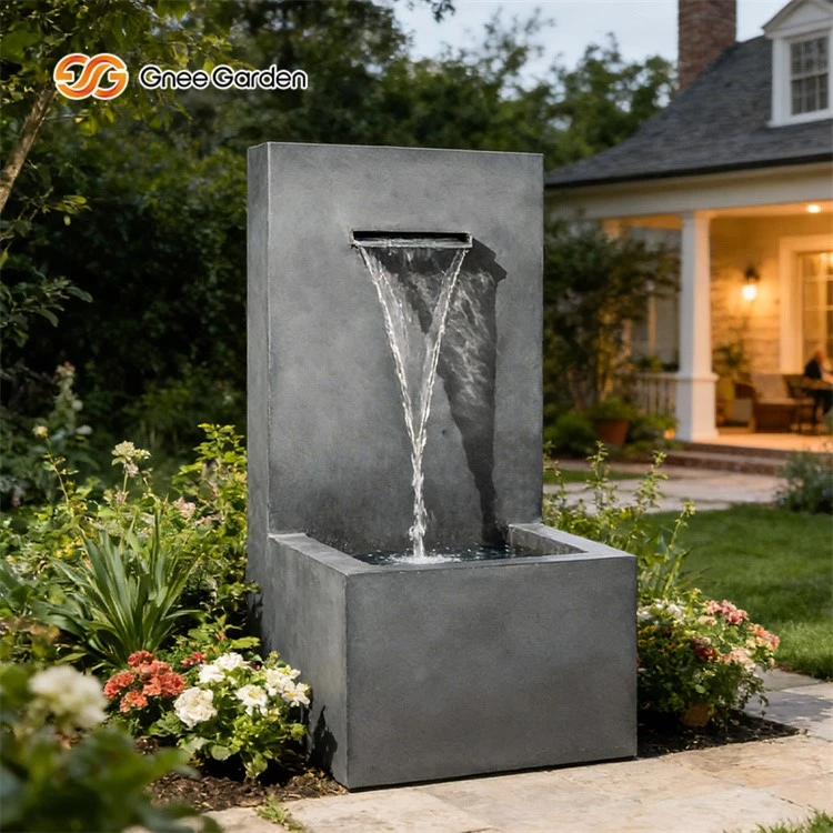 Modern Steel Waterfall Fountain Modern Steel Waterfall Fountain