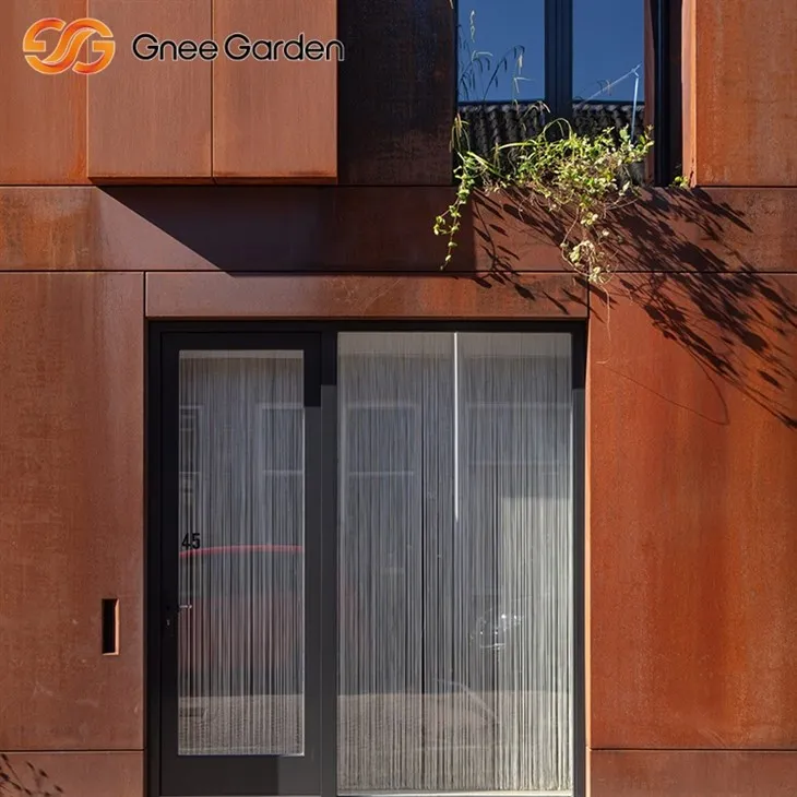 Ressolça d'acer natural de la pàtina Corten