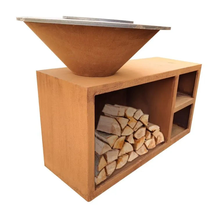 Barbacoa exterior Rusty Corten Steel