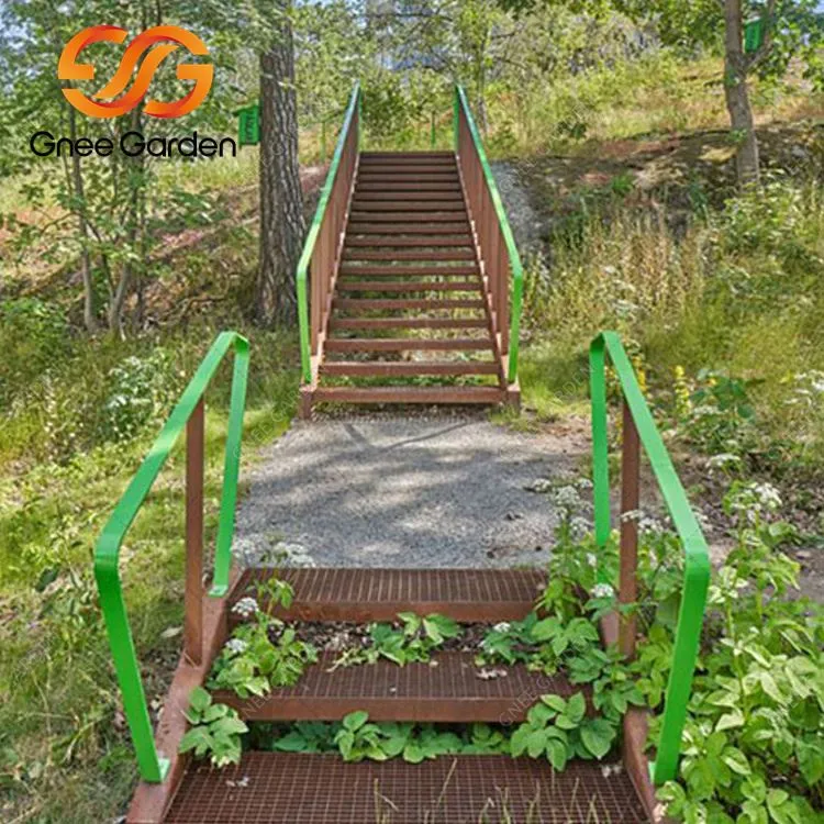 Rusty Weathering Steel Garden Escales