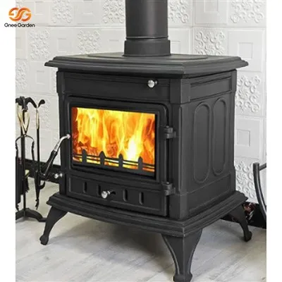 Llar de foc de llenya de ferro colat