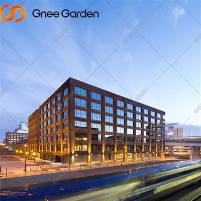 Mur de cortina d'acer corten de revestiment