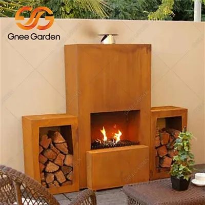 Llar de foc del pati d'acer Corten