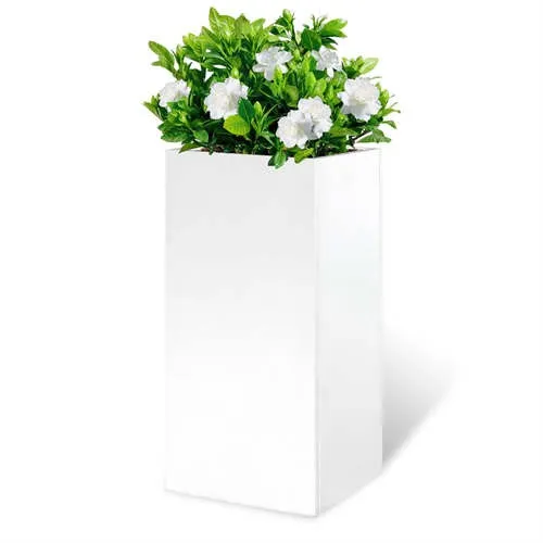 White Long Planter Decorative Customized