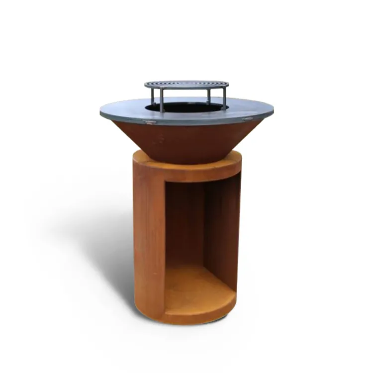 Foguera de barbacoa de pellets de fusta